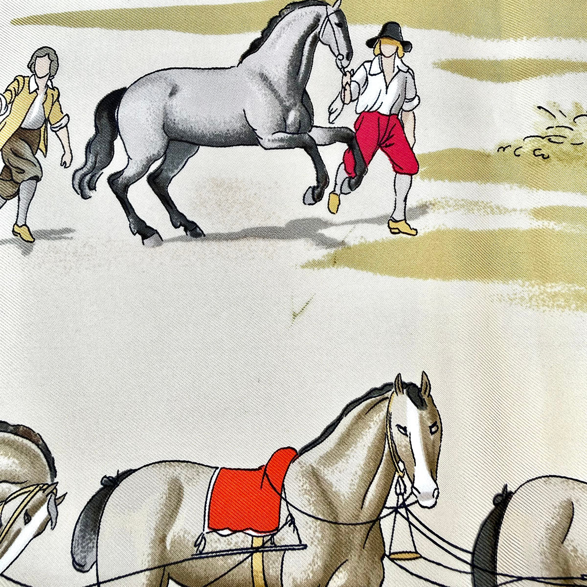 Hermes "Presentation de Chevaux" Scarf
