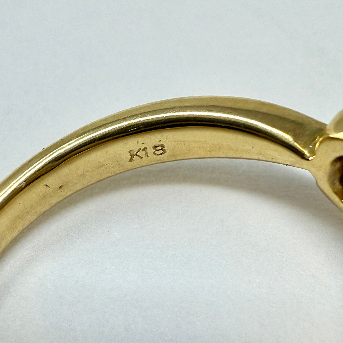 Bow Ring with Diamonds and Pearl