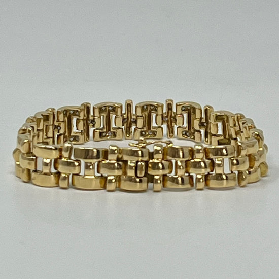 18K Gold Bracelet with Diamonds