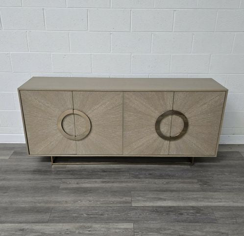 Sideboard with Large Brass Hardware