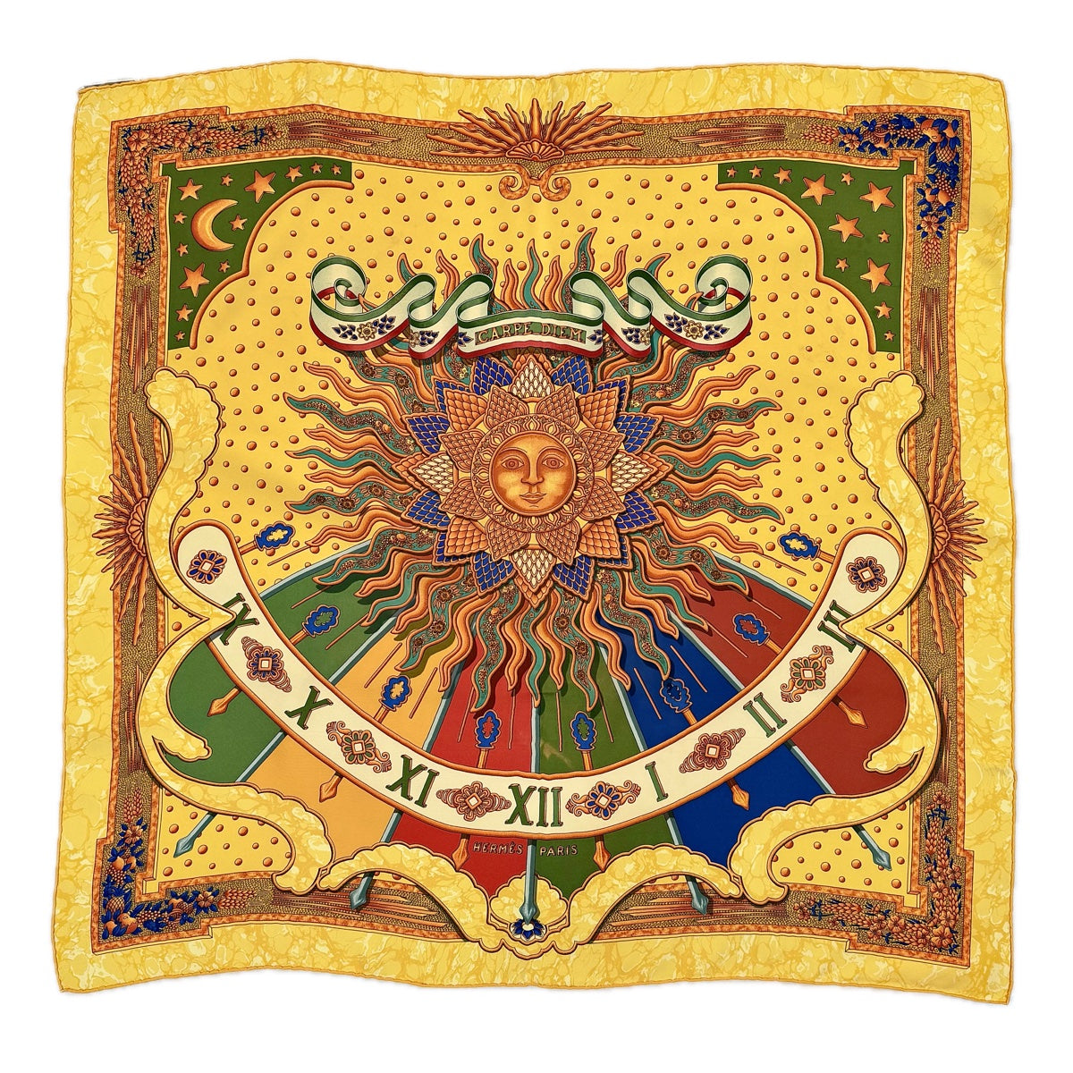 Hermes "Carpe Diem" Scarf