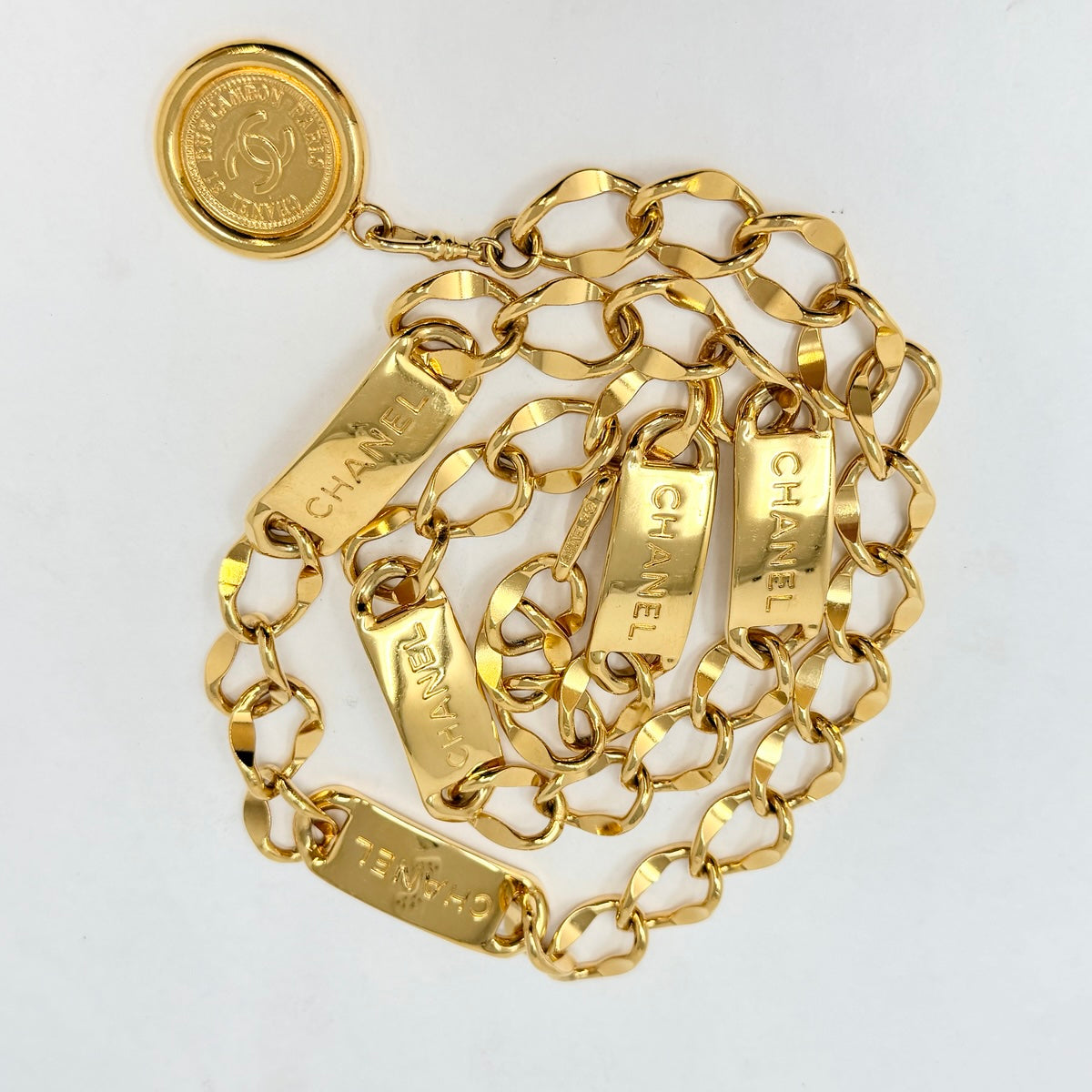Chanel 24K Gold plated Chain Link Belt