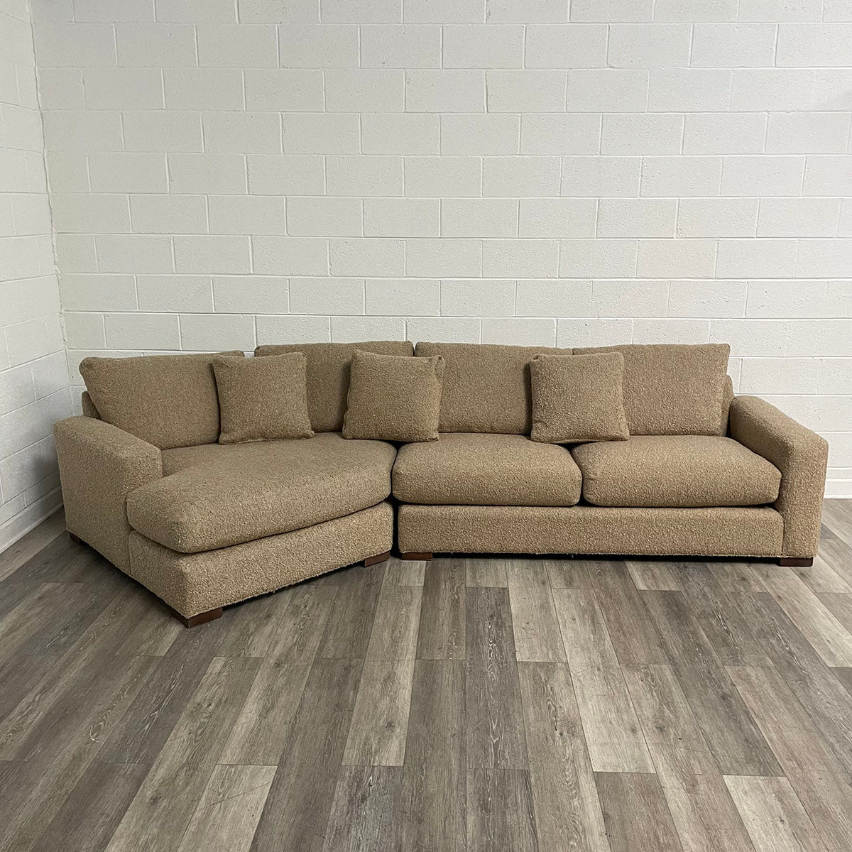 Room & Board  Angled Sectional Sofa