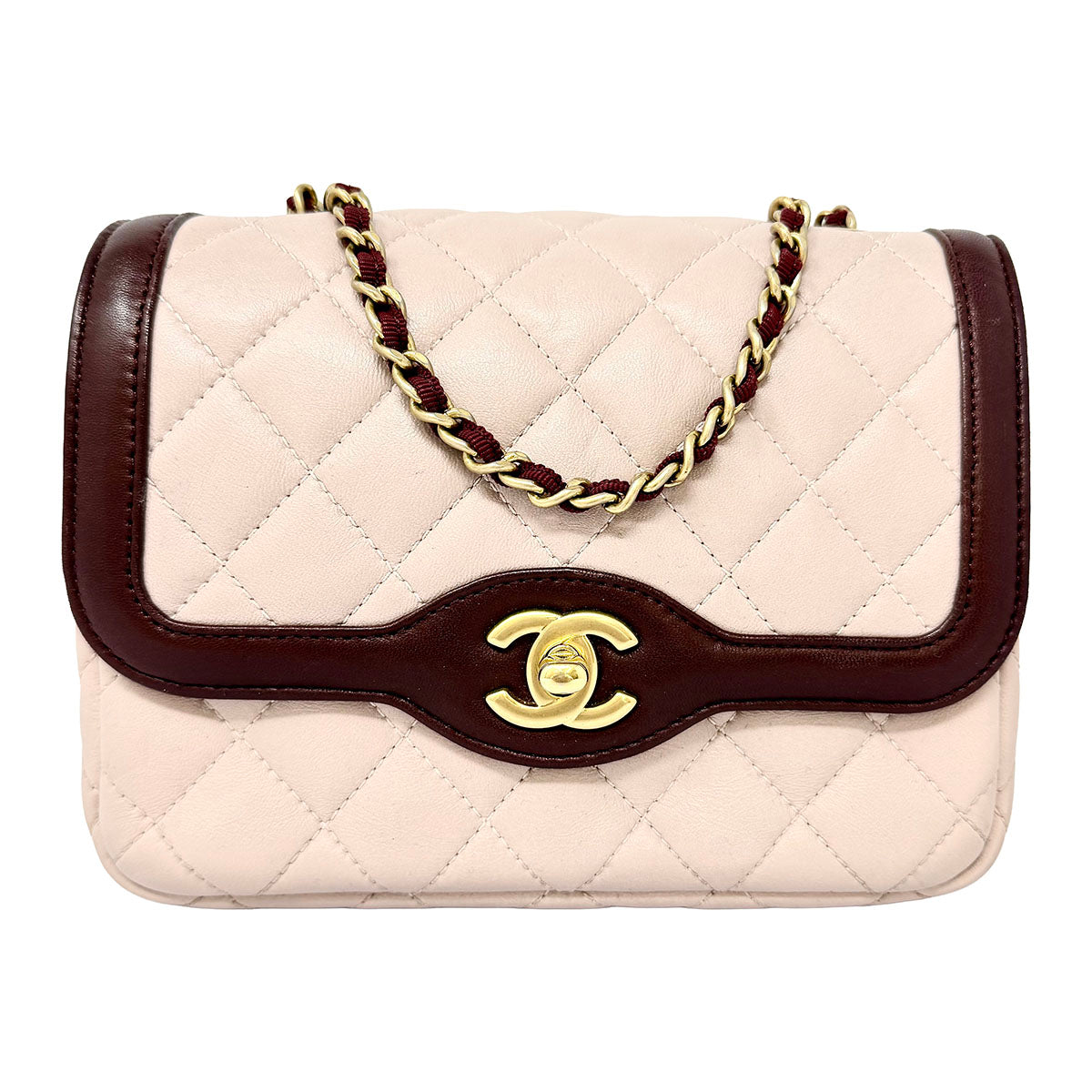 Chanel Mini Two-tone Square Flap Bag