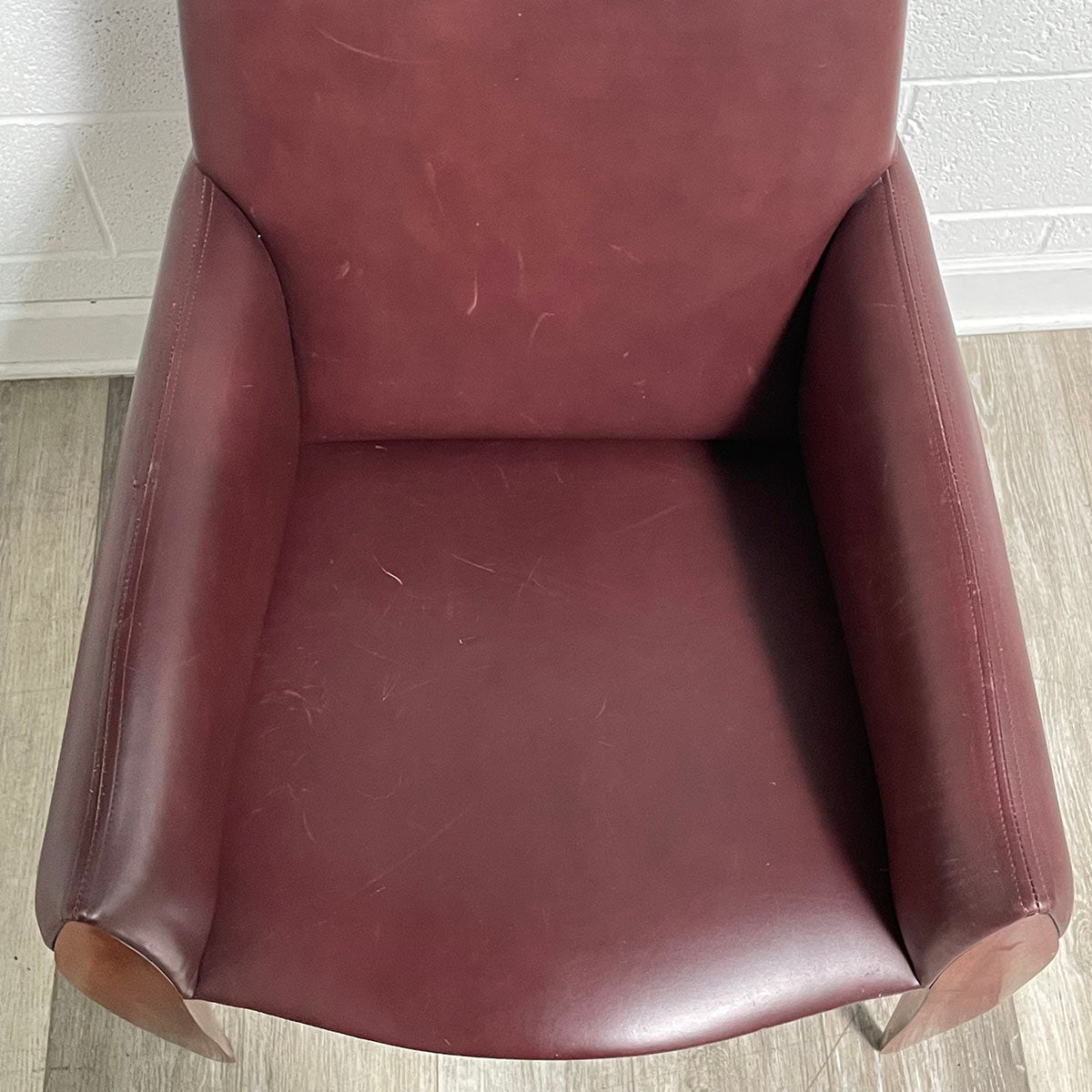 Dakota Jackson Pair Of Leather Accent Chairs