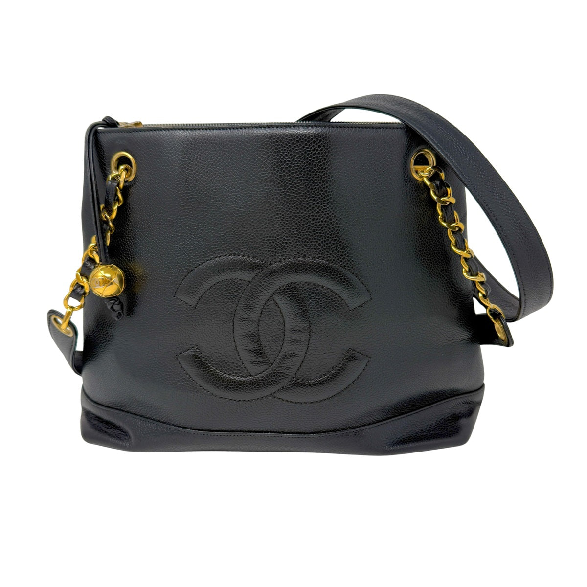 Chanel Vintage CC Shopping Tote