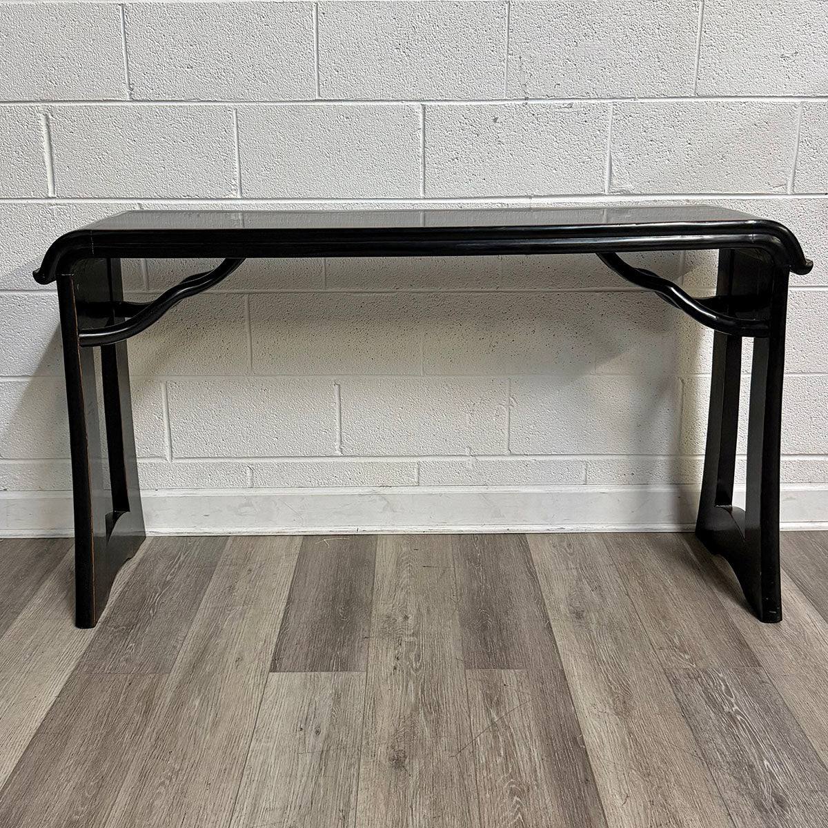 Black Asian-Inspired Console Table