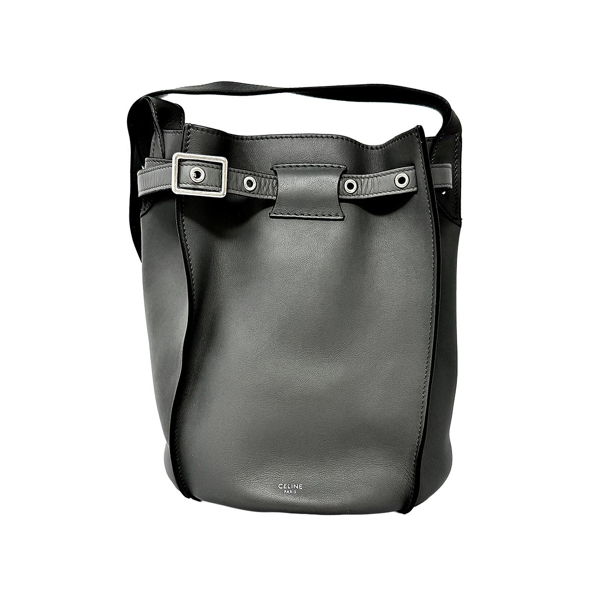 Celine Big Bucket Bag with Belt Detail