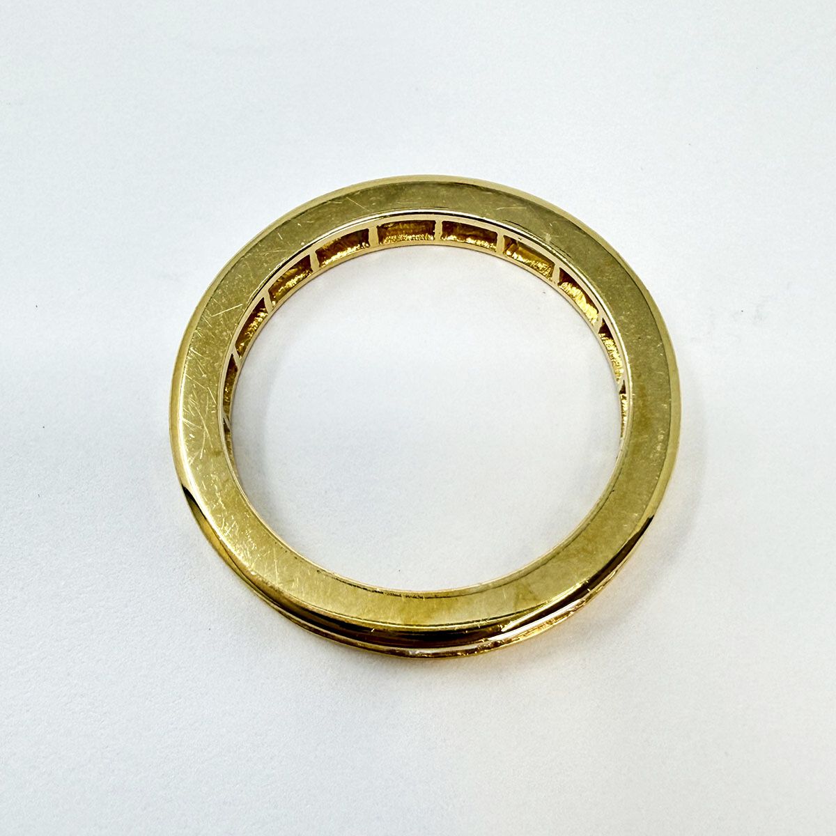 18K Gold Baquette Diamond Ring