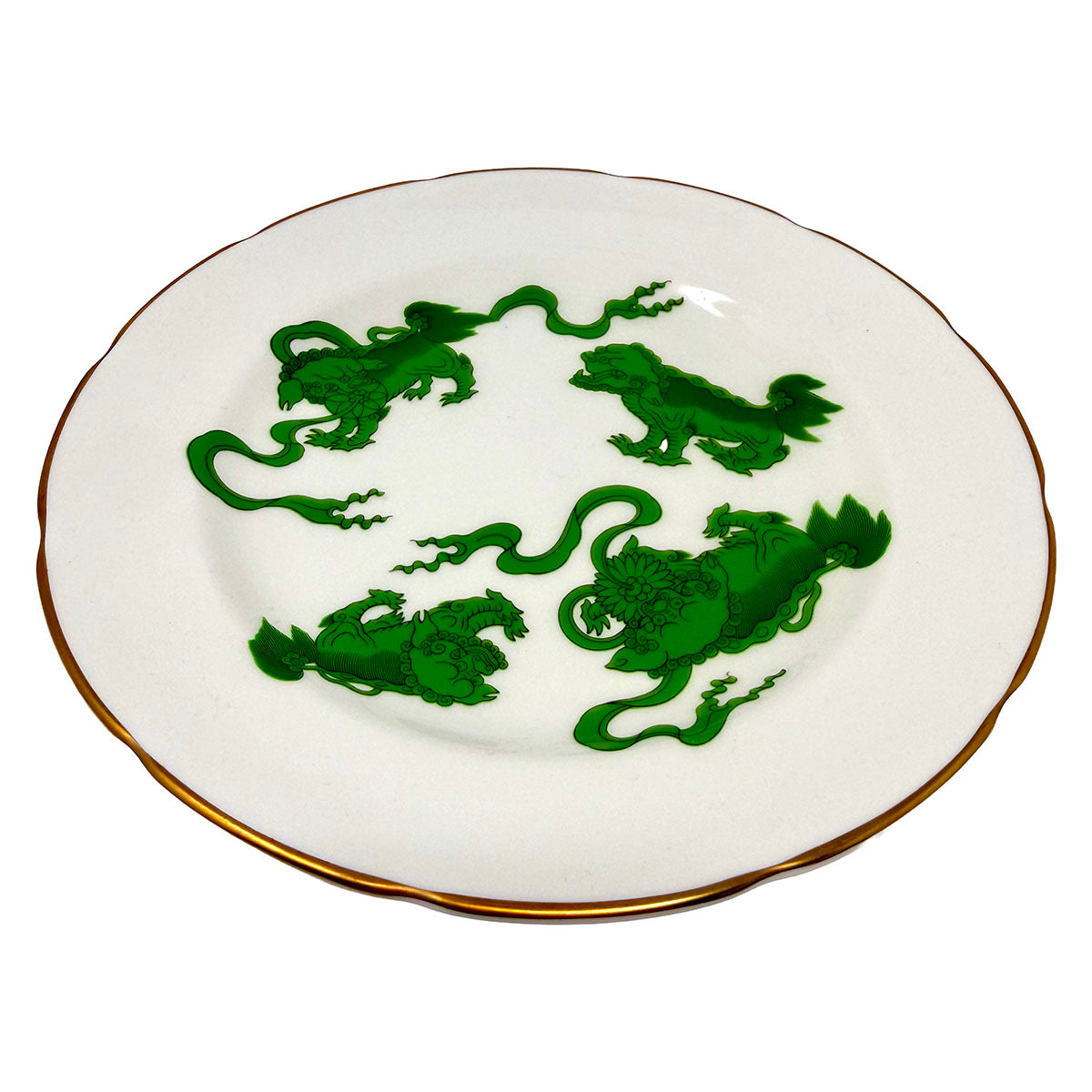 22 PC Wedgwood Chinese Tigers Green