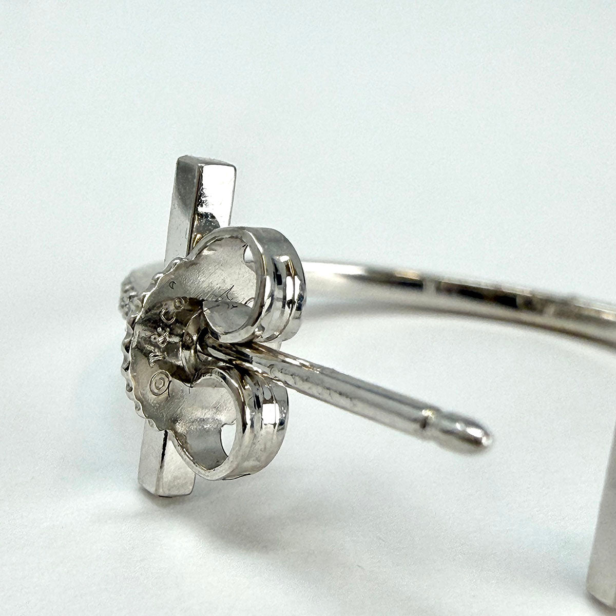 Tiffany & Co. T Hoop Diamond Earrings