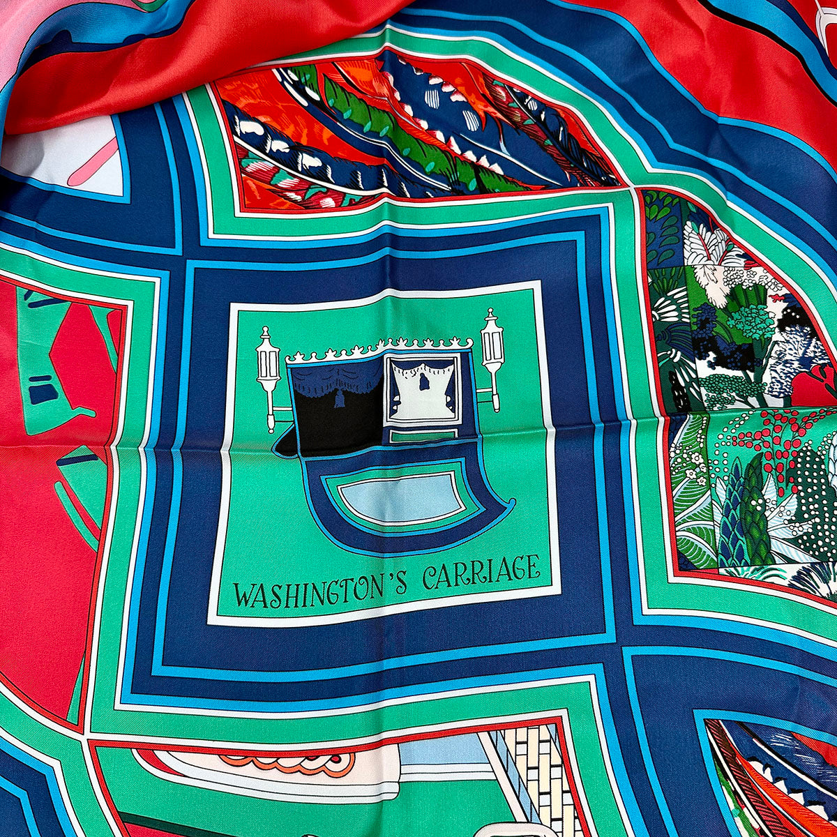 Hermes "Washington Carriage" Shawl