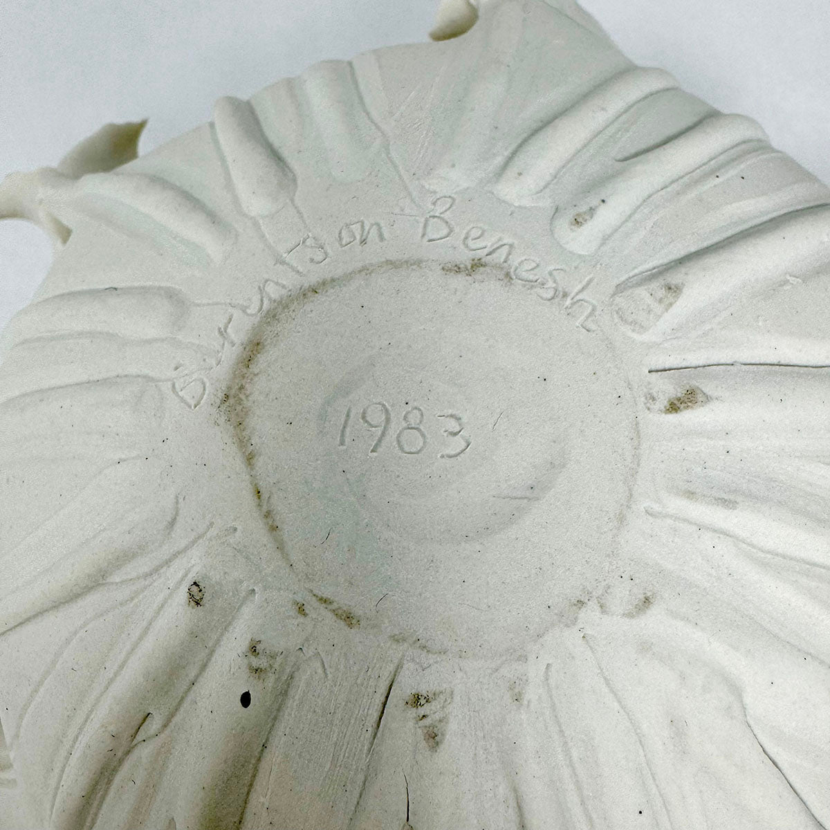Abstract Sculpture Vase, Signed and Dated 1983