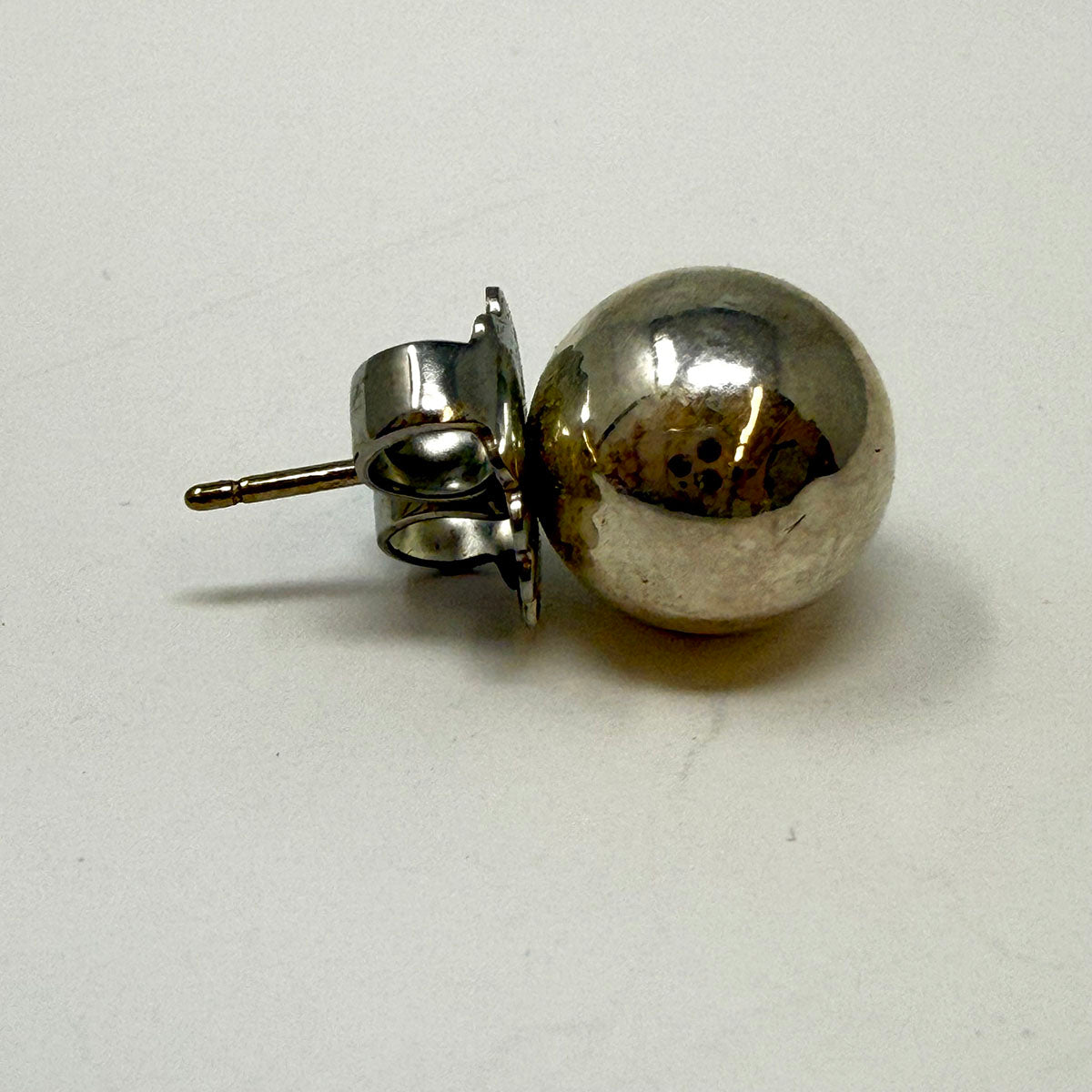 Tiffany & Co. Sterling Silver Ball Earrings