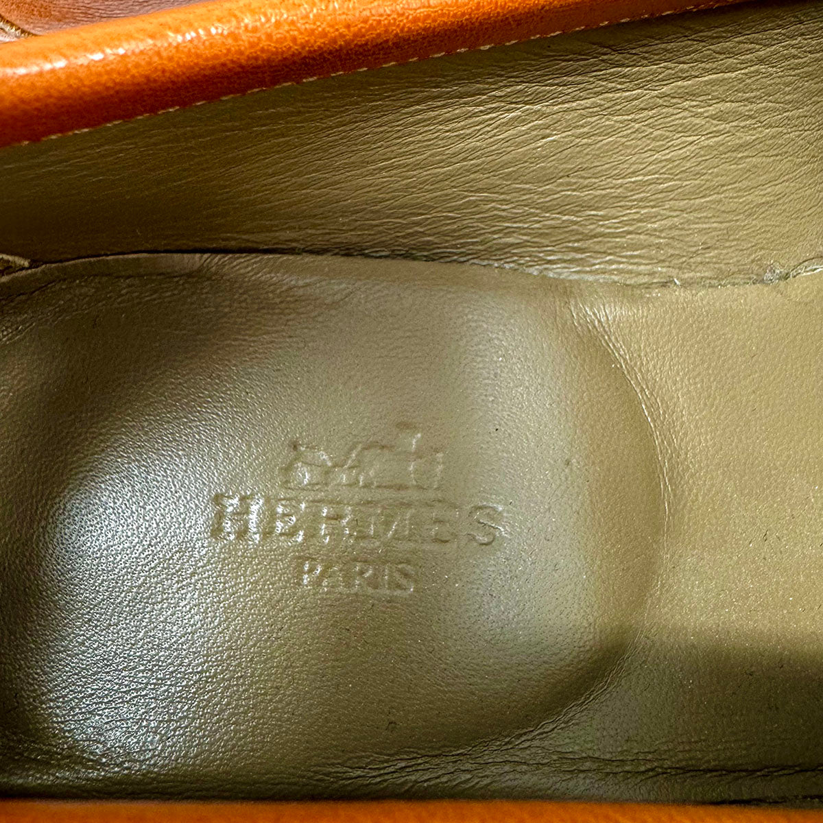 Hermes Paris H Logo Loafers