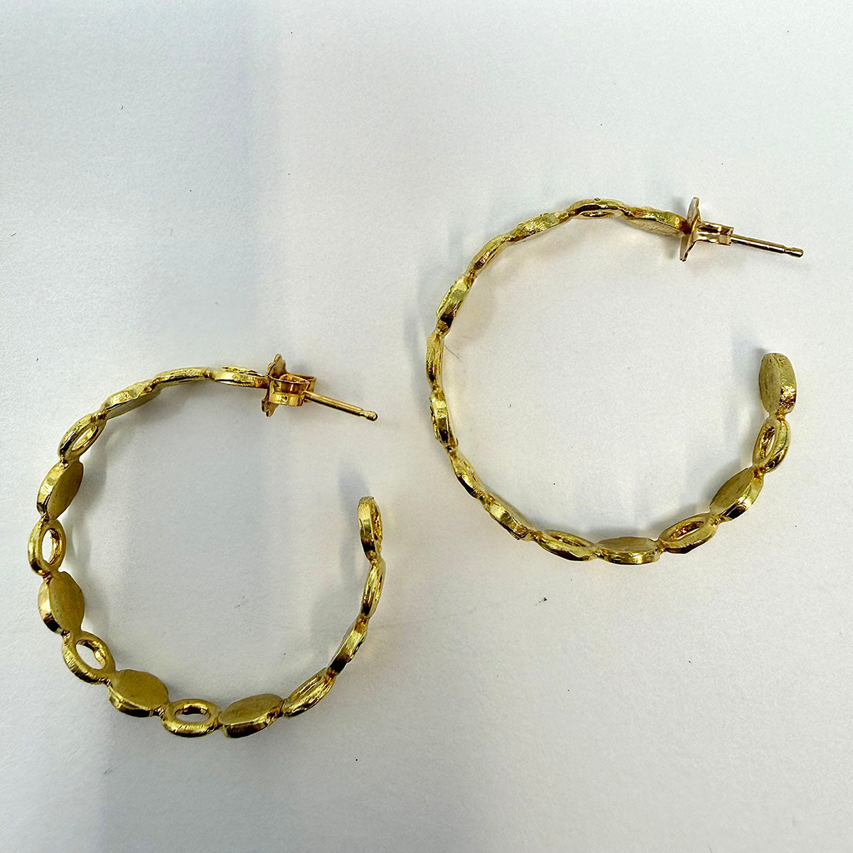 14K Gold Hoop Earrings