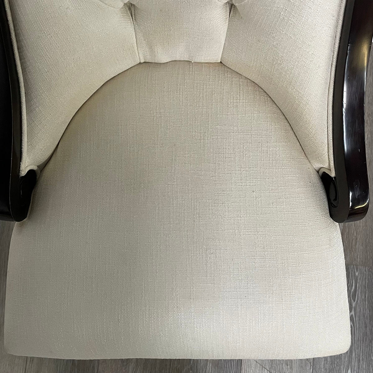 Pair Of Wood & Upholstered Chairs