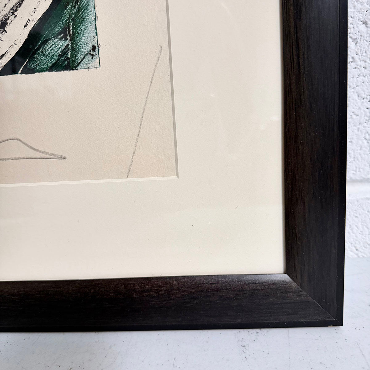 "Warrior's Dream" Original Color Lithograph Framed, Signed
