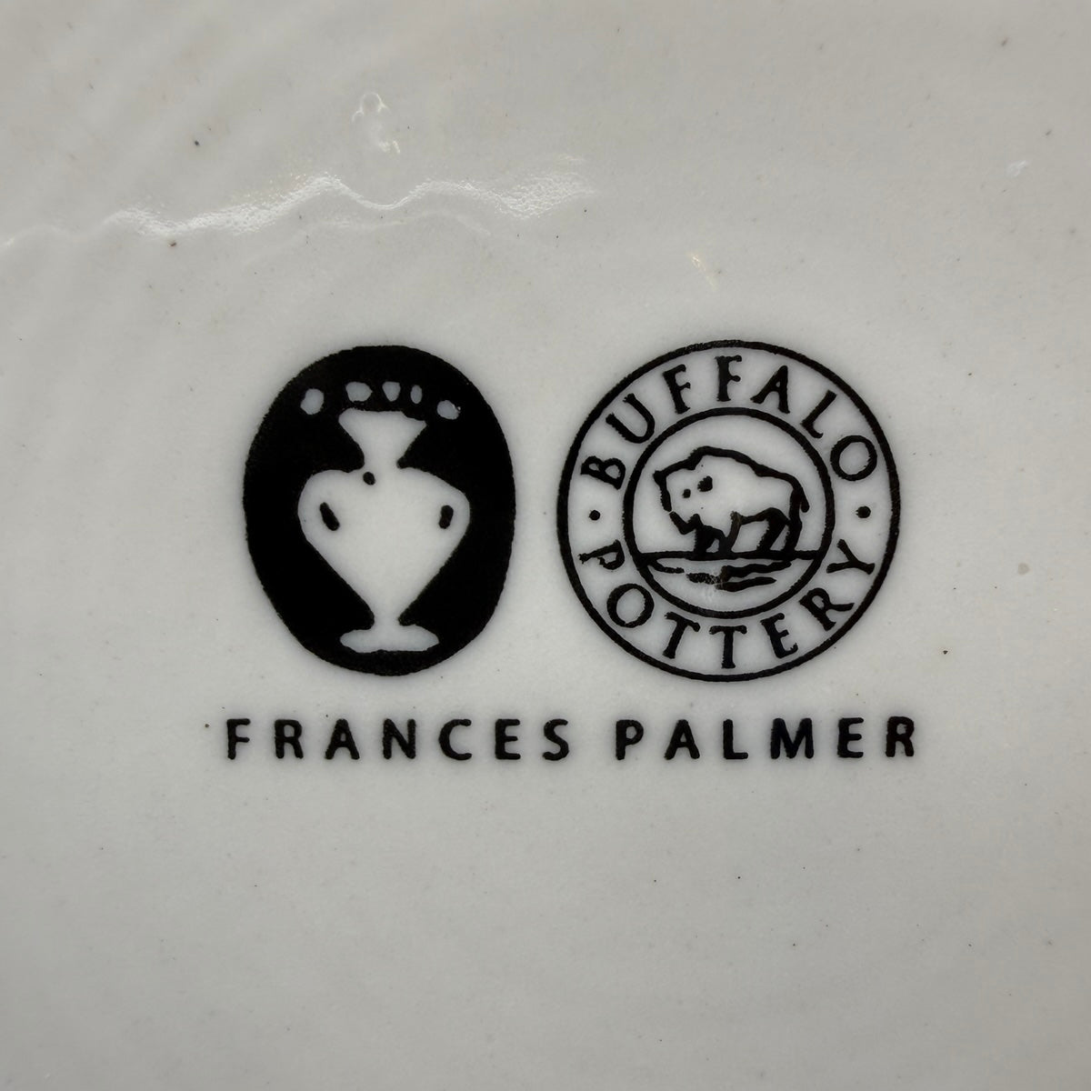 Frances Palmer Buffalo Pottery Set of 8 Salad/Dessert Plates