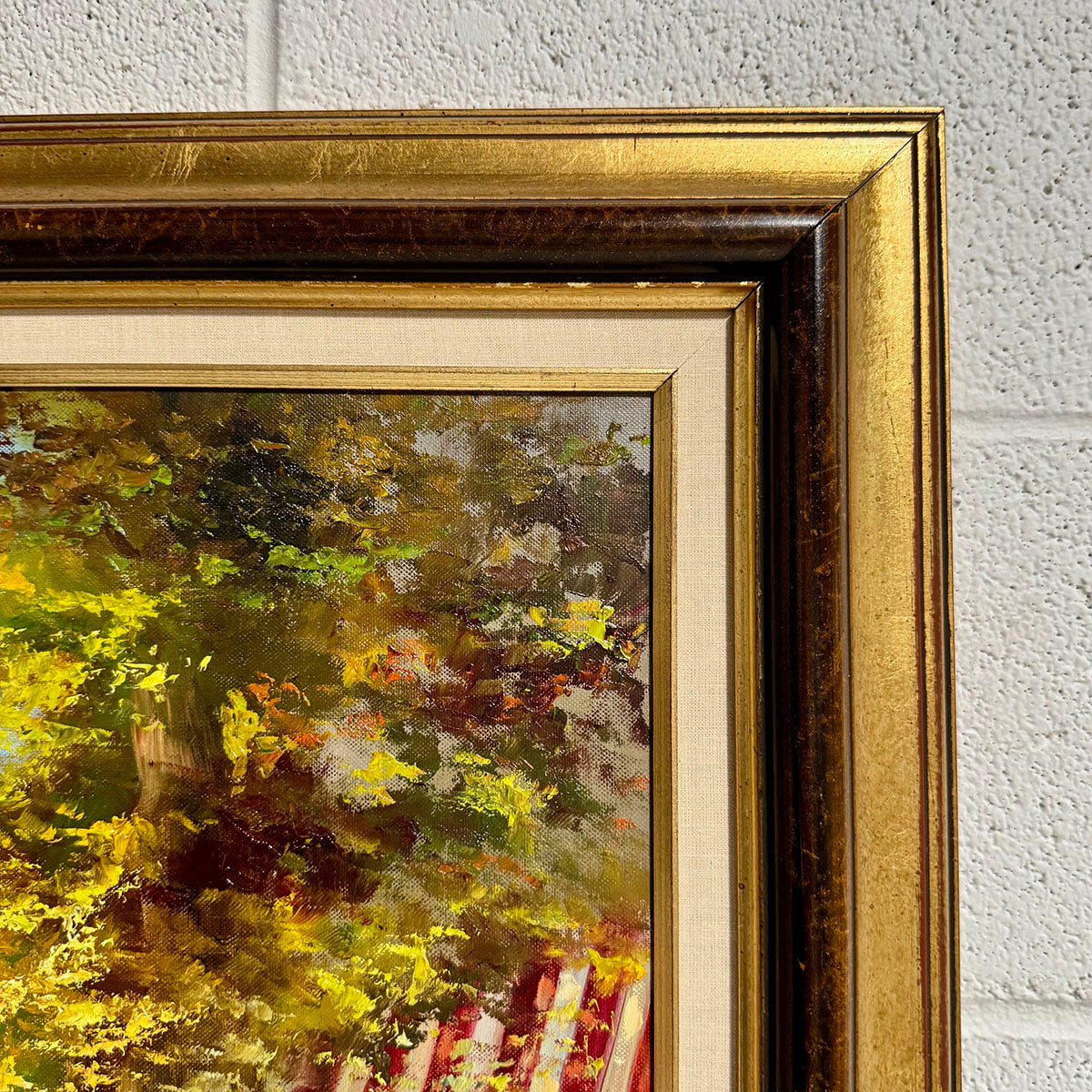 Framed Painting on Canvas signed
