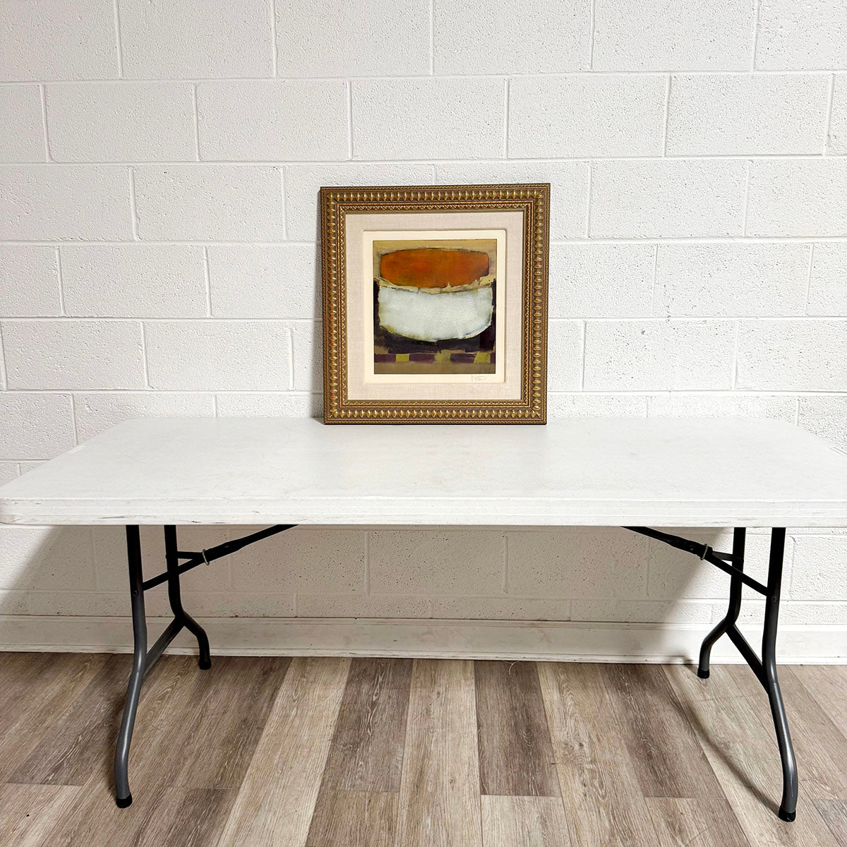 "Abtract Print with Geometric Designs IV", Signed