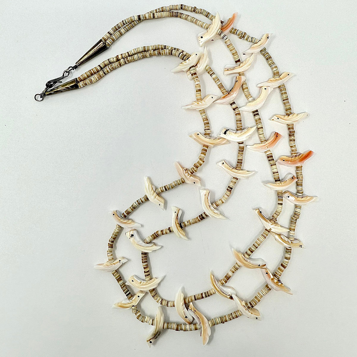 Zuni Double Stranded Fetish Necklace