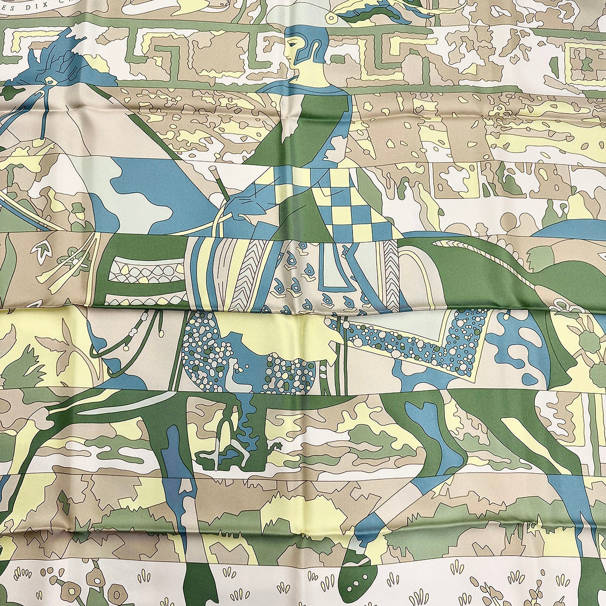 Hermes "Les Dix Cavaliers" Scarf
