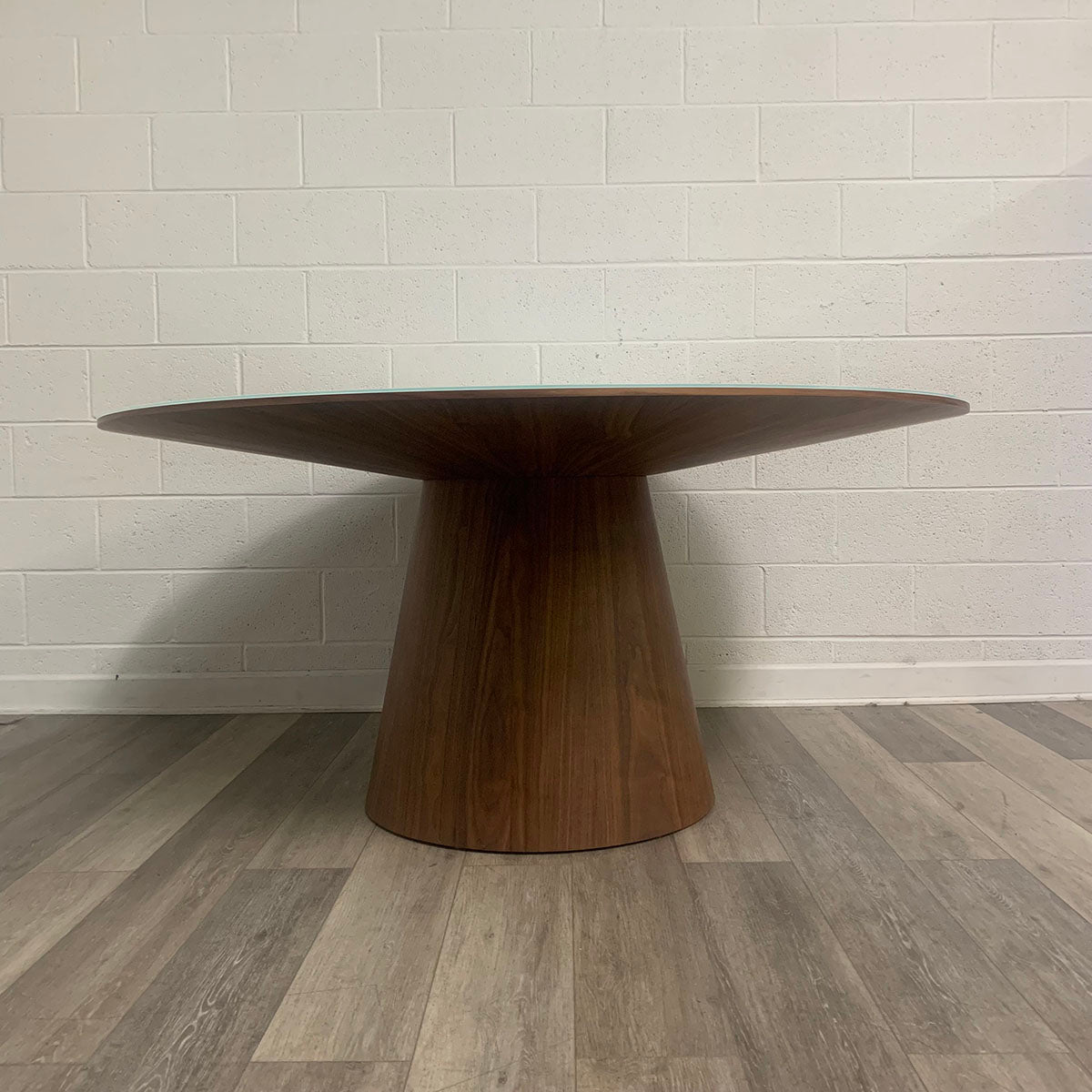 Frosted Glass Top Dining Table