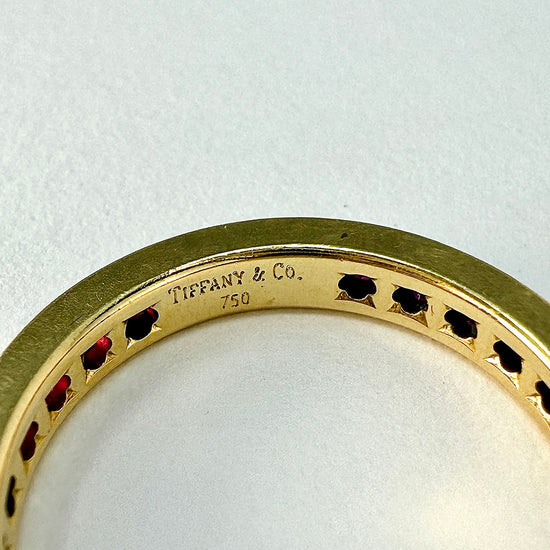Tiffany & Co. Gold Ring with 28 Rubies
