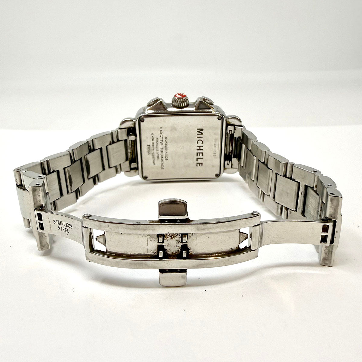 Michele Deco Diamond Chronograph Watch