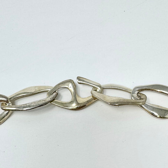 Tiffany & Co. Vintage Sterling Silver Elsa Peretti's Aegean Collection  Necklace
