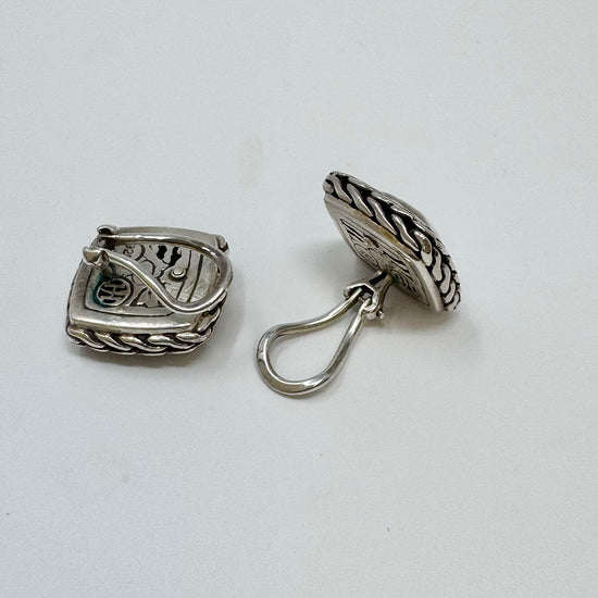 John Hardy Palu Sterling Classic Chain Clip-on Earrings