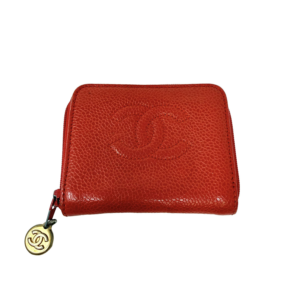 Chanel Red Coin Case