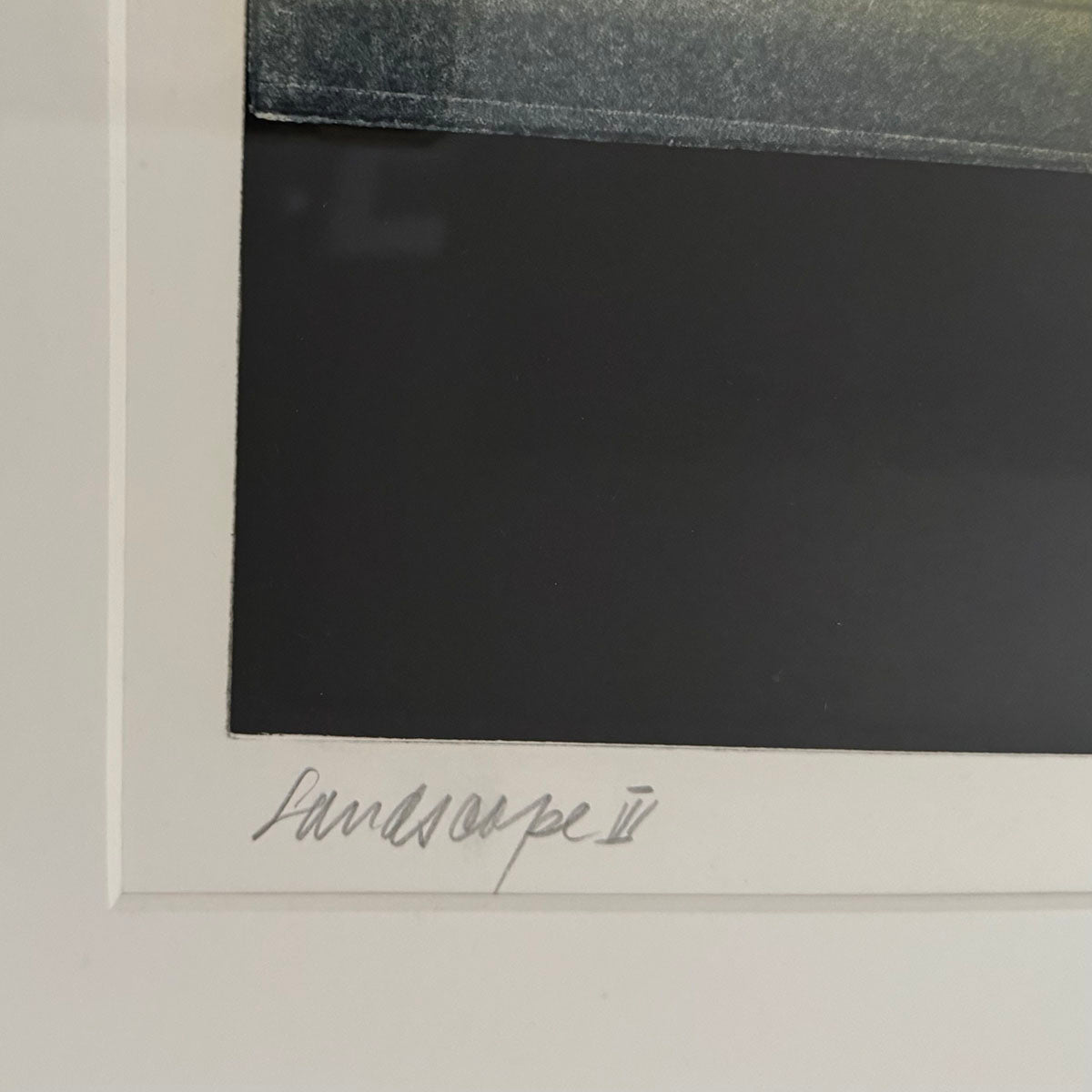 Framed Aquatint Etching "Seascape IV" signed edition