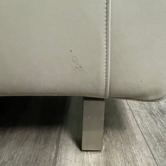 Cream Leather Sofa (2 available)