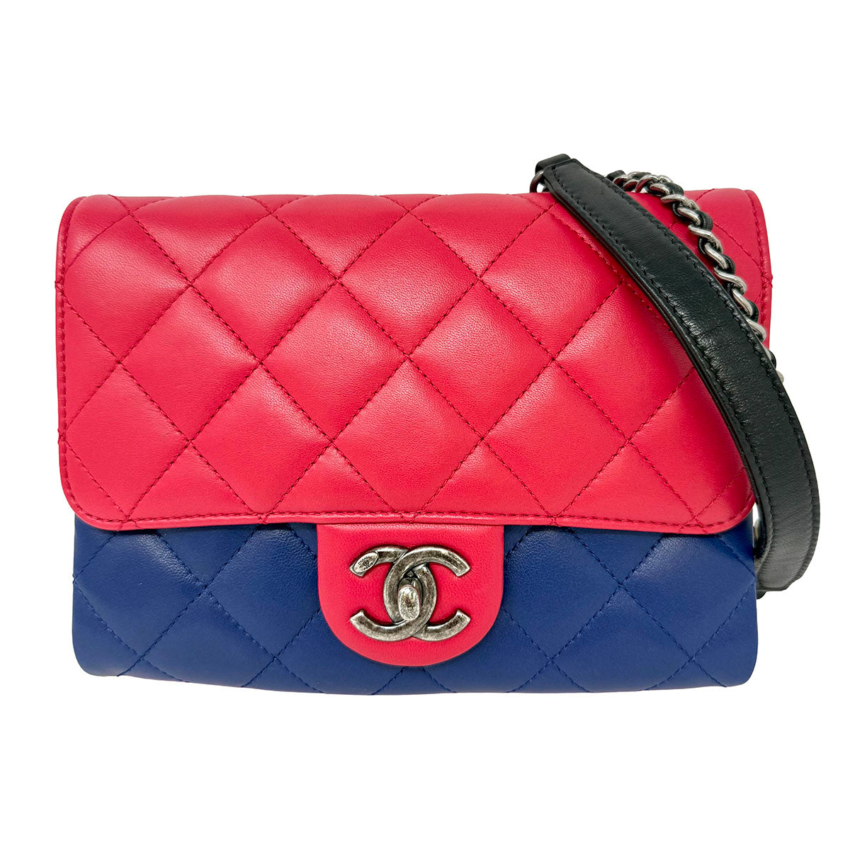 Chanel Tricolor Crossbody Flap