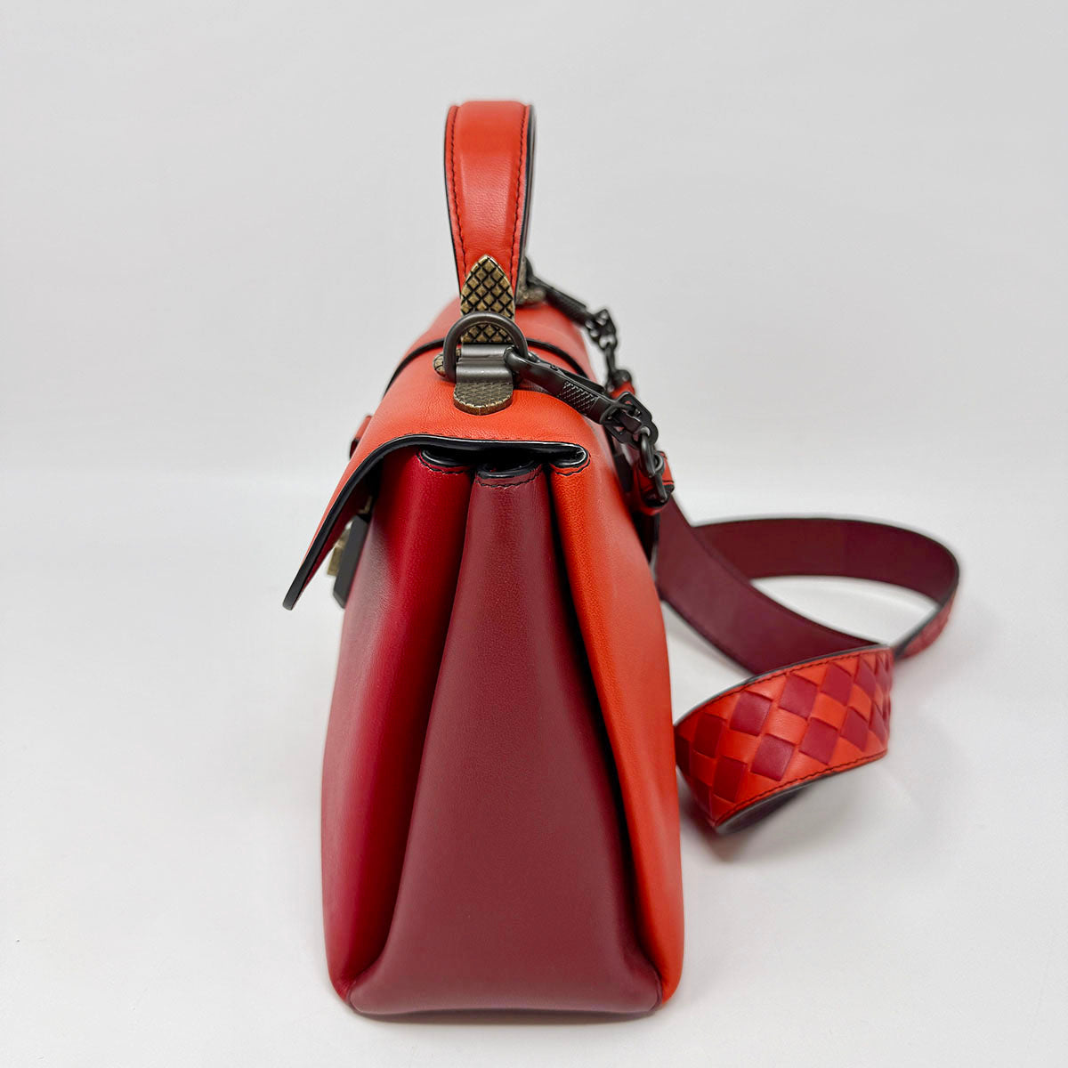 Bottega Veneta Small Piazza Bicolor Bag