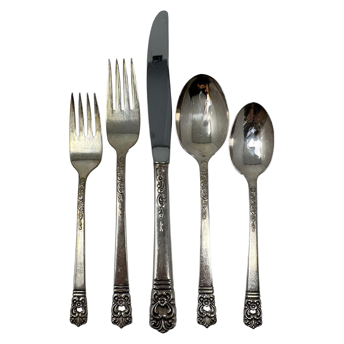 63 Pcs: 10 6 Pc Place Settings Scandinavia Flatware + 3 Serving Pcs