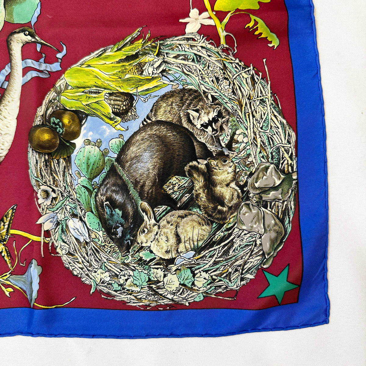 Hermes "Faune et Flore du Texas" Scarf