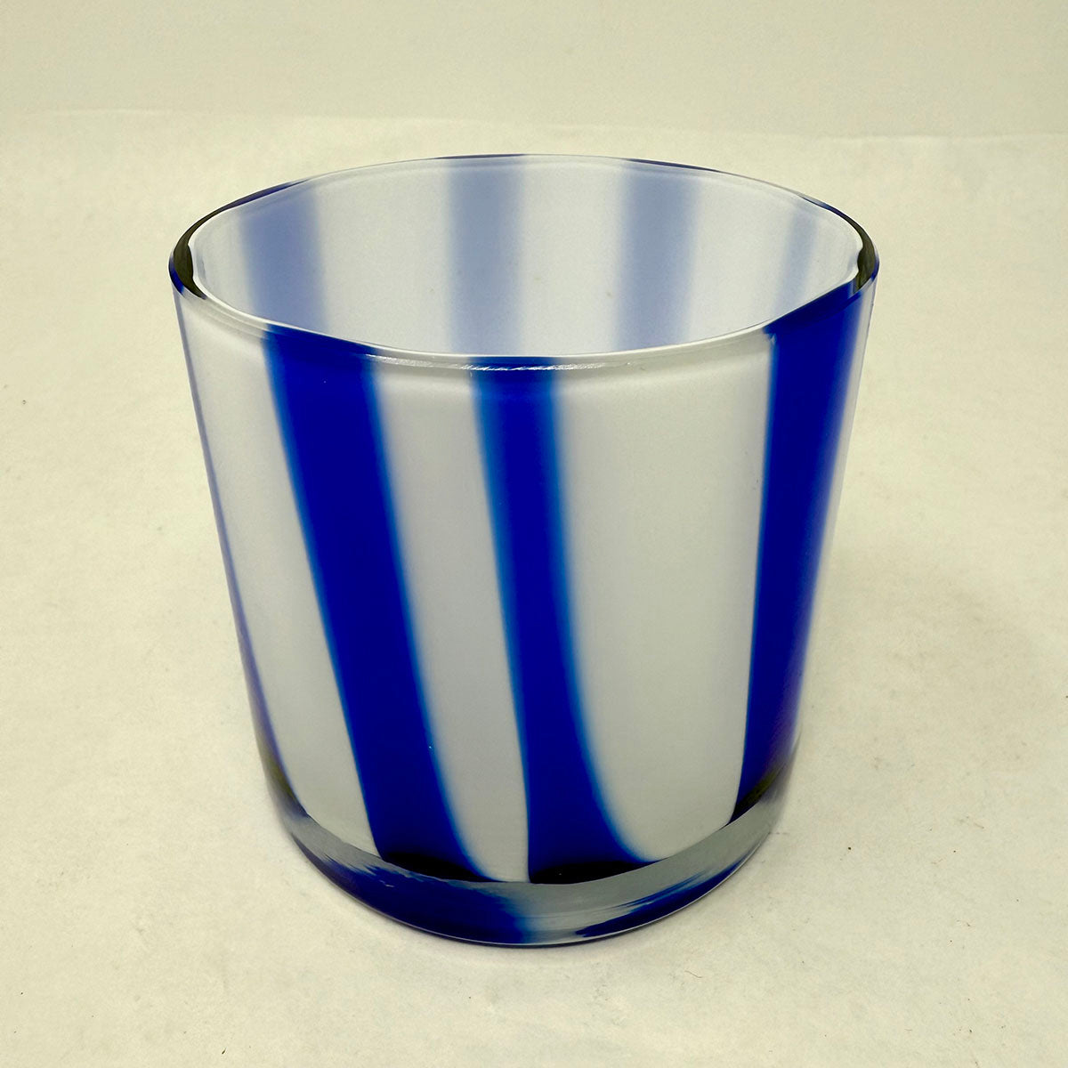 Set of 4 Gucci Blue and White Stripe Tumblers