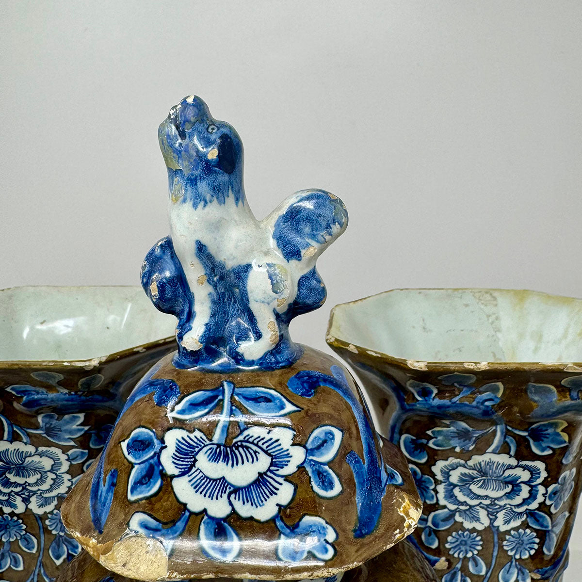 Garniture of Antique Vessels