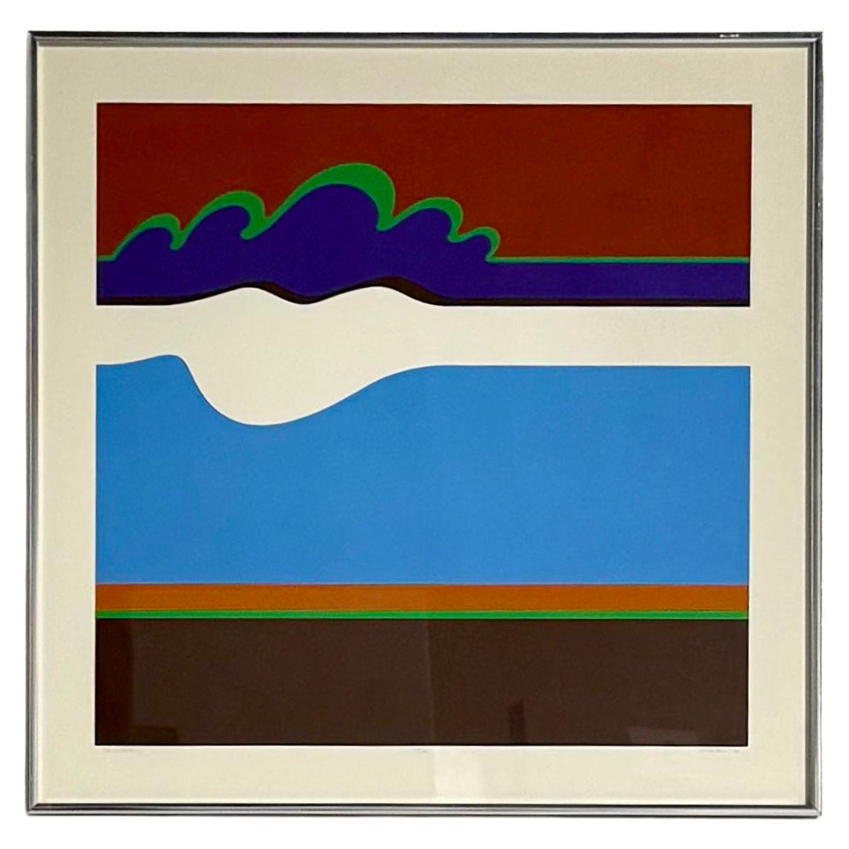 Framed Print Geometric Abstraction Signed Edition