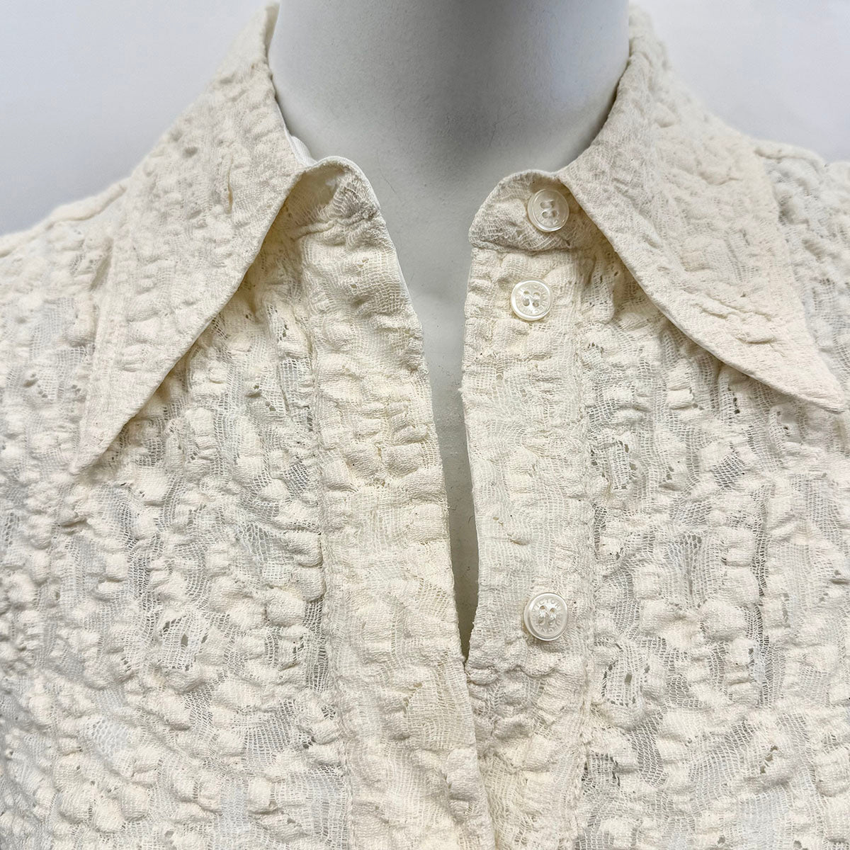Victoria Beckham Cloque Lace Blouse