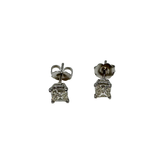 Platinum Diamond Stud Earrings