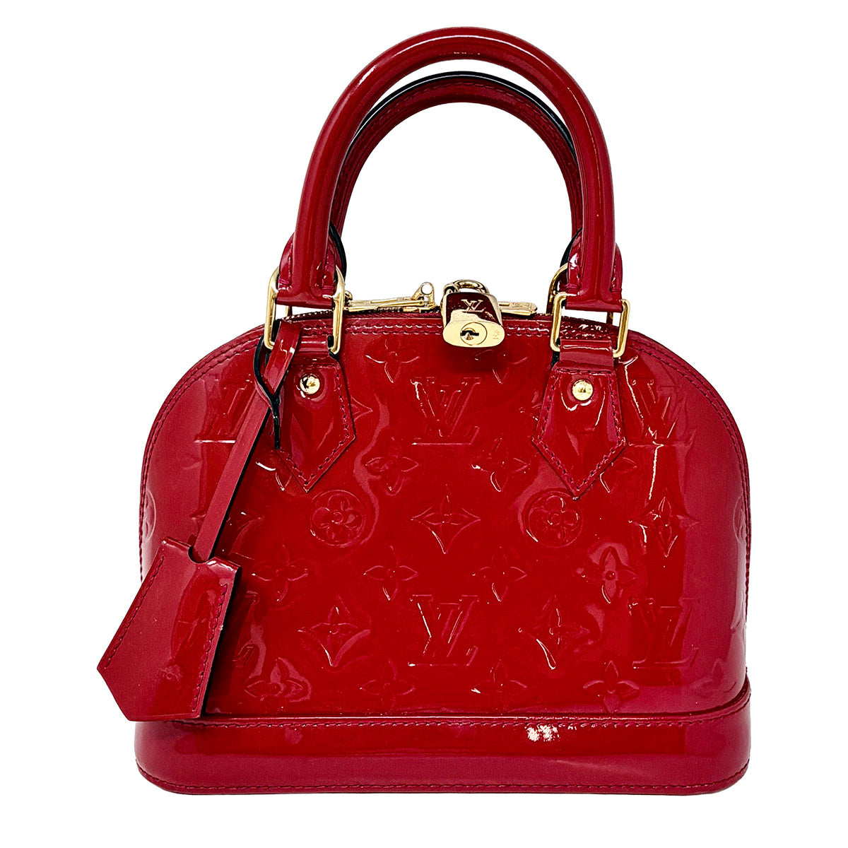 Louis Vuitton Monogram Vernis Alma BB Handle Bag