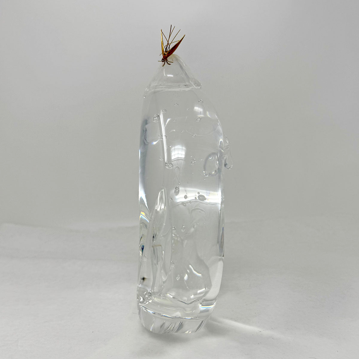 Crystal Trout with 18K Gold Fly