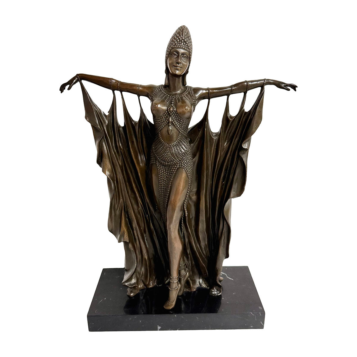 "Semiramis the Mythical Queen" Bronze Sculpture Signed