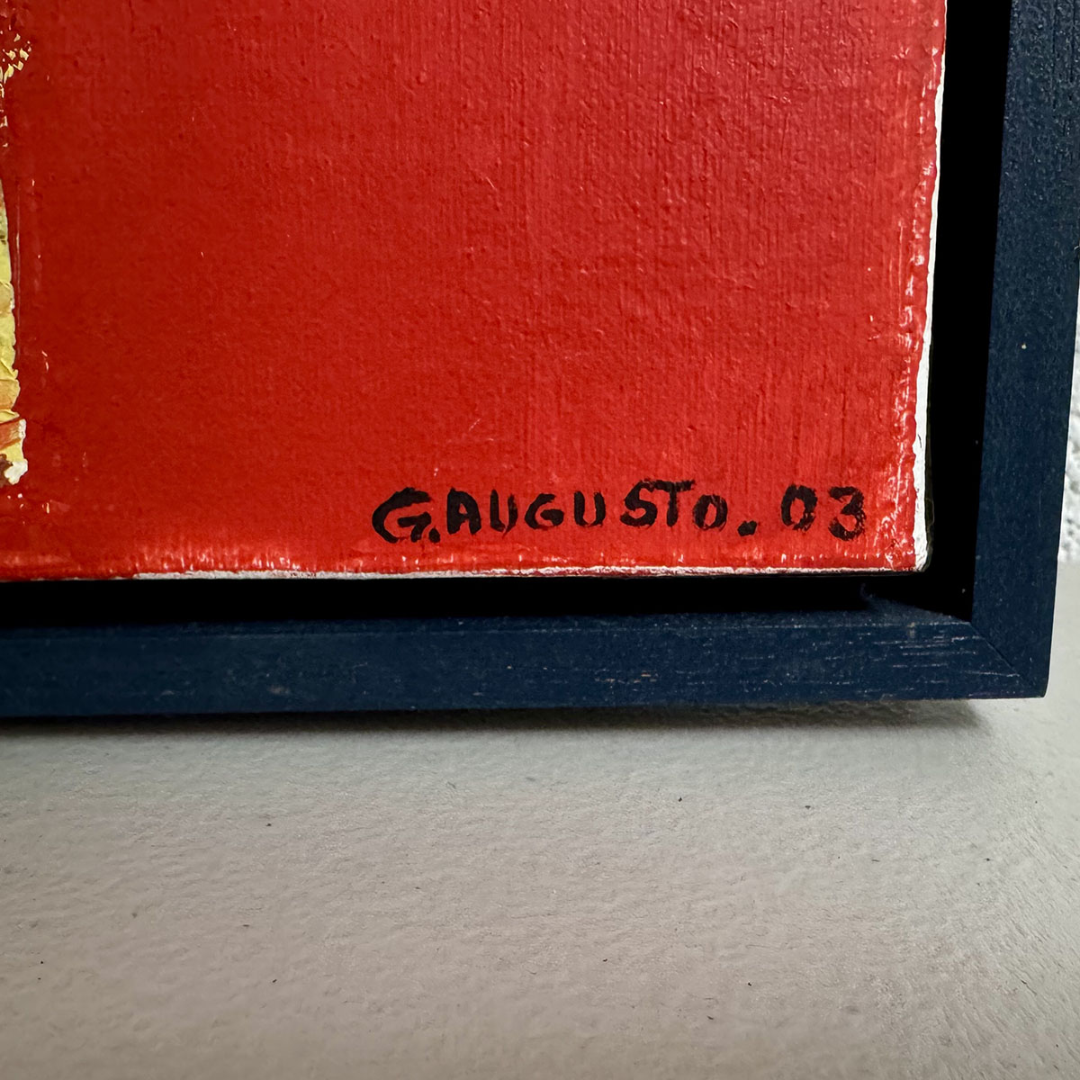 "European Shuttered Window with Flower Box" Signed and Dated '03