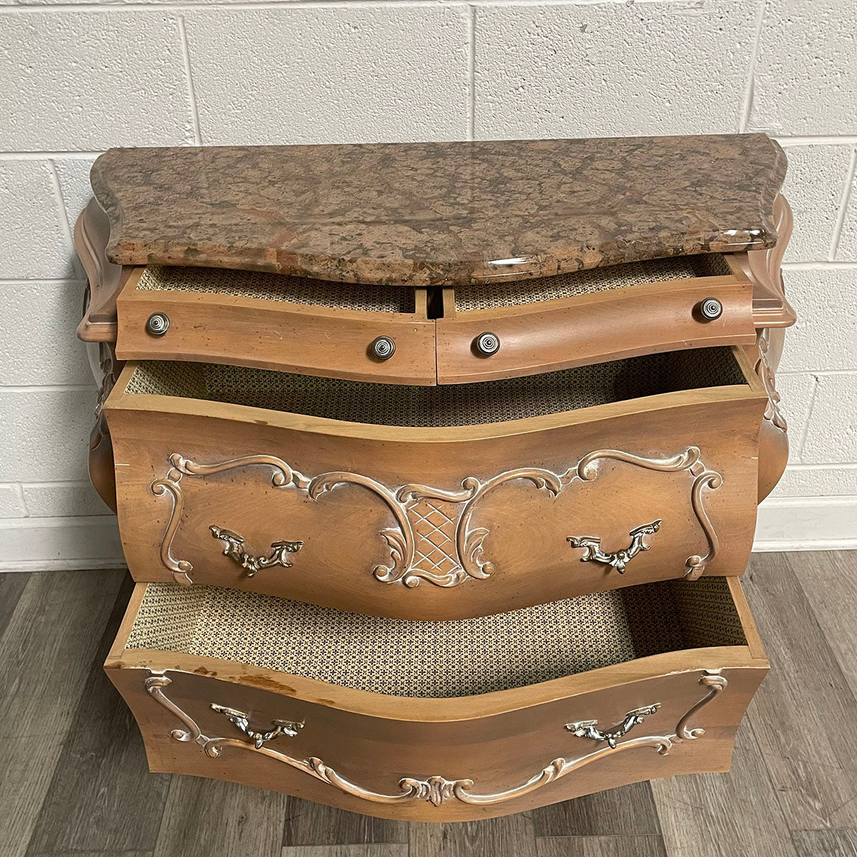 Two-Drawer Chest with Marble Top