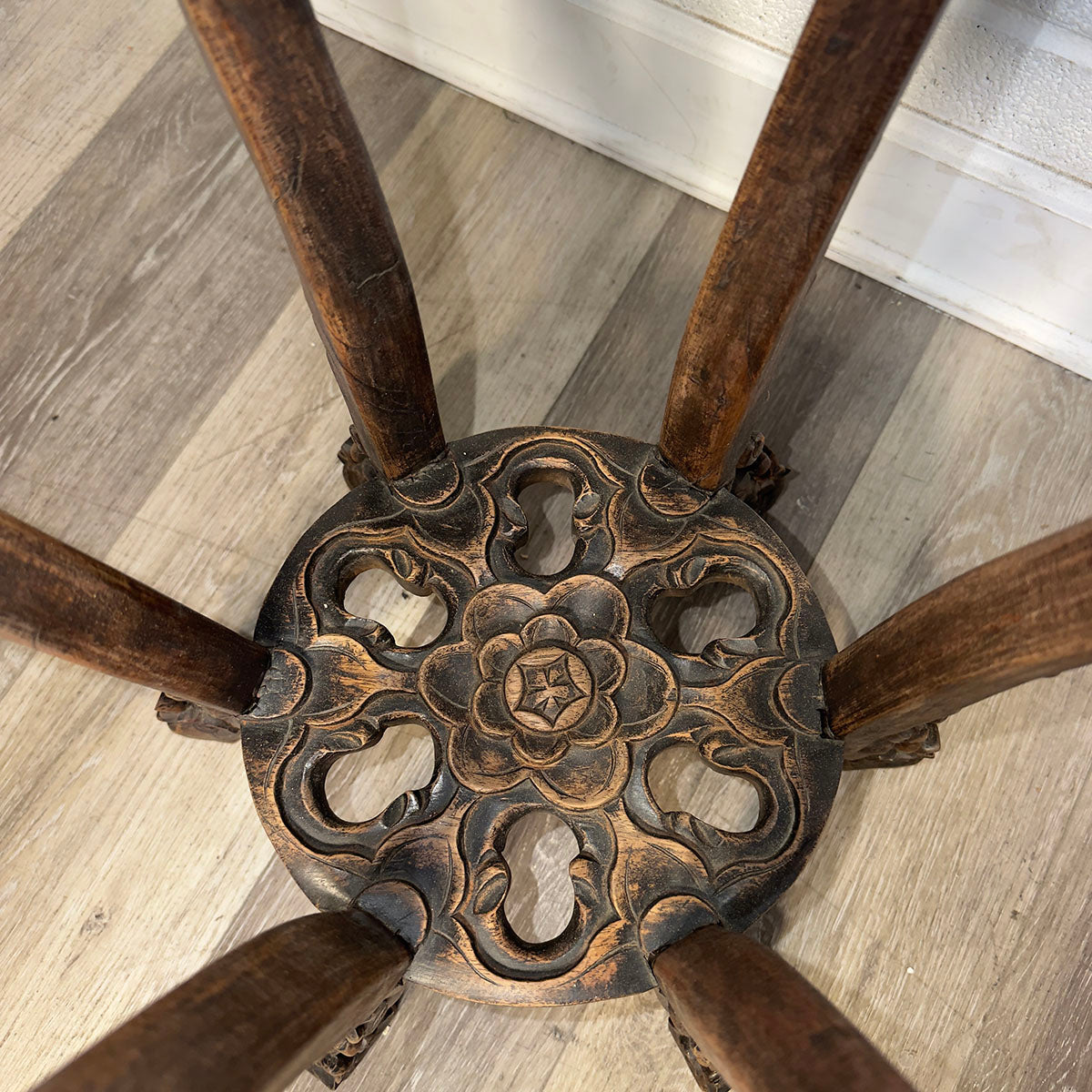 Carved Side Table
